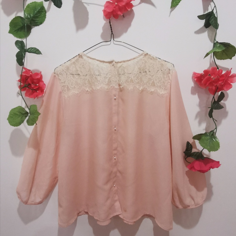 🌸Blush Pink Vintage Blouse🌸